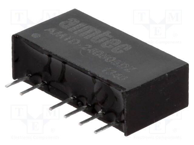 Converter: DC/DC; 1W; Uin: 21.6÷26.4V; Uout: 5VDC; Uout2: -5VDC; SIP7