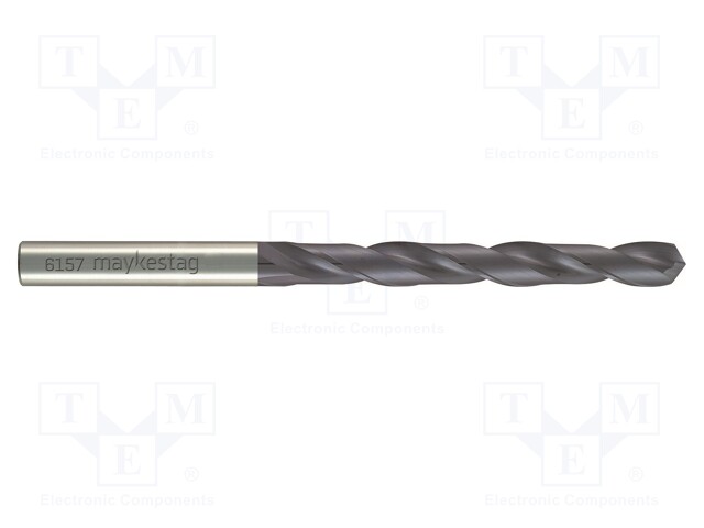 Drill bit; for metal; Ø: 9mm; L: 125mm; cemented carbide; case