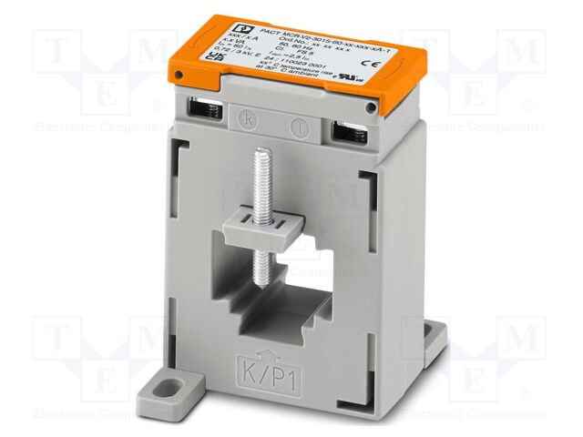 Transformer: current; Iout: 5A; Øint: 28mm; 7.5VA; 50÷60Hz; -25÷40°C