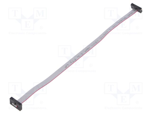 Ribbon cable with IDC connectors; Tape ph: 0.64mm; 203.2mm