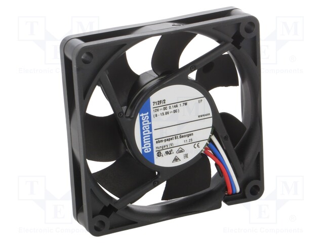 Fan: DC; axial