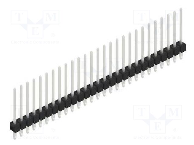Connector: pin strips; pin header; male; PIN: 27; 2.54mm; THT; 1x27