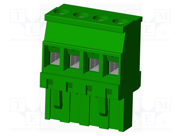 Connector: pluggable terminal block; plug; female; angled 90°