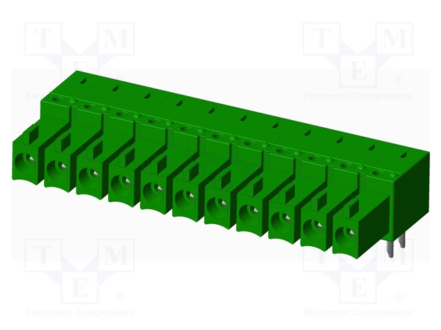 Connector: pluggable terminal block; socket; female; angled 90°