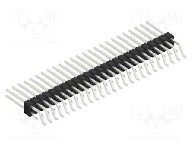 Connector: pin strips; pin header; male; PIN: 50; 2.54mm; SMT; 2x25
