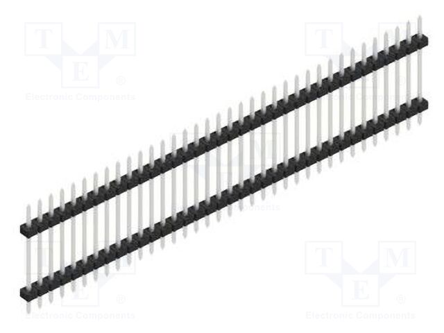 Connector: pin strips; pin header; male; PIN: 36; 2mm; THT; 1x36