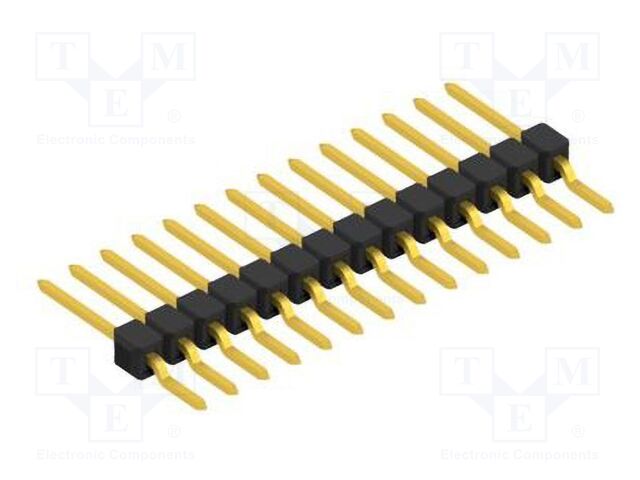 Connector: pin strips; pin header; male; PIN: 14; 2.54mm; SMT; 1x14