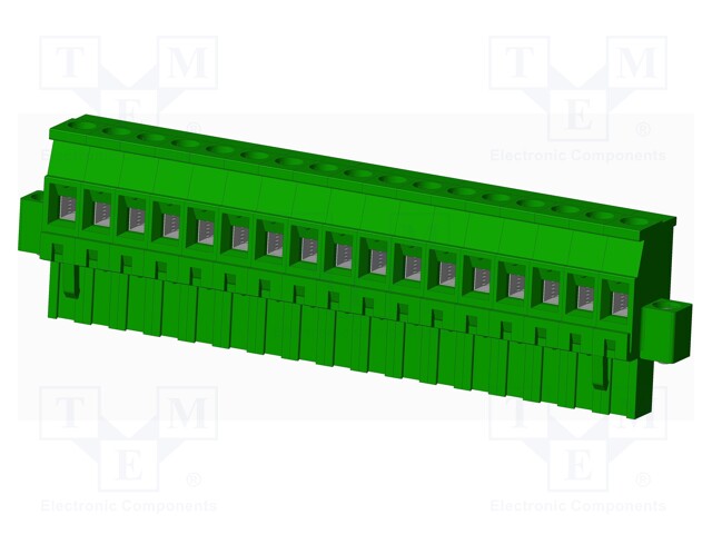 Connector: pluggable terminal block; plug; female; angled 90°