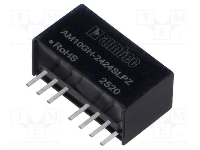 Converter: DC/DC; 10W; Uin: 9÷36V; Uout: 24VDC; THT; Efficiency: 88%