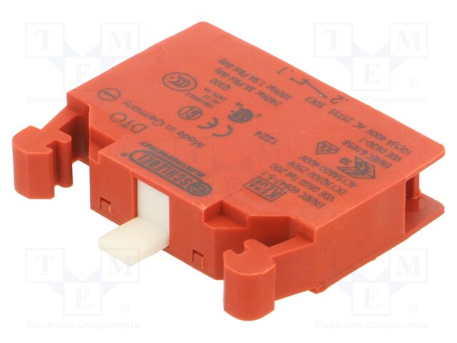 Contact block; -40÷70°C; IP20; Contacts: NC; 6mm