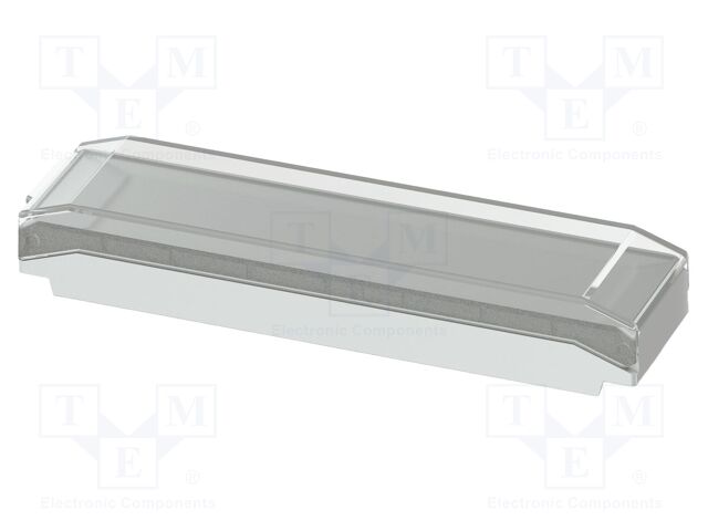 Upper housing; grey; ICS25; X: 25mm; Y: 101mm; Z: 14.35mm