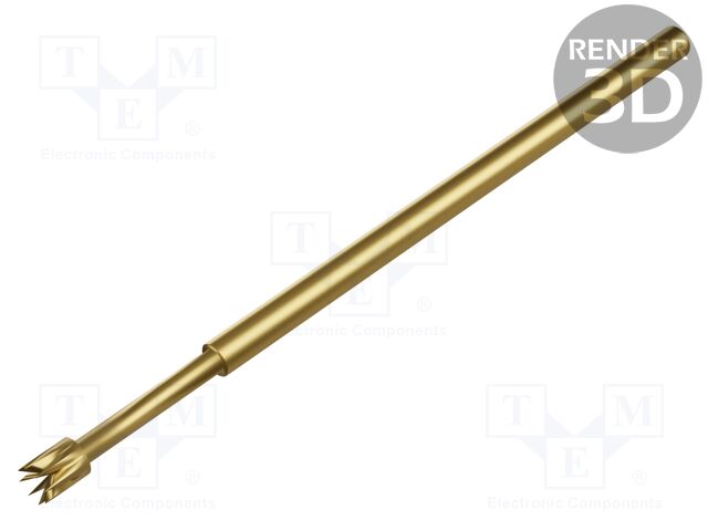 Test needle; Spring compression: 4mm; 6.35mm; Min.pitch: 2.54mm