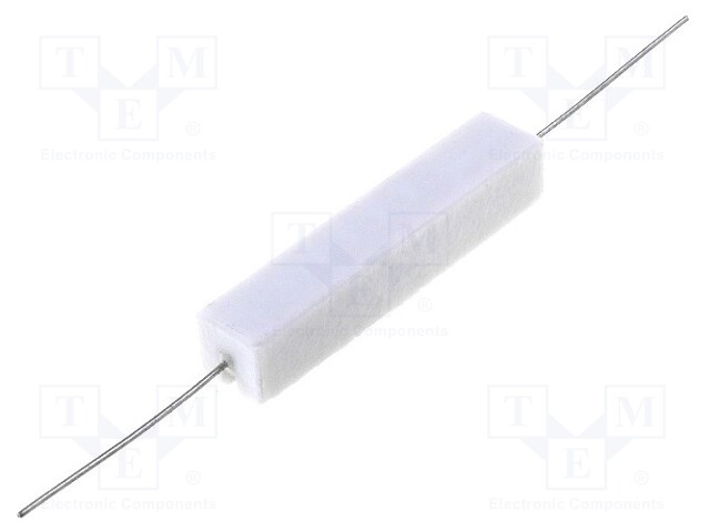 Resistor: wire-wound; cement; THT; 3.3Ω; 10W; ±5%; 10x9x49mm