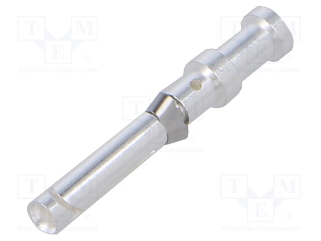 Contact; female; silver plated; 0.75mm2; turned contacts; crimped