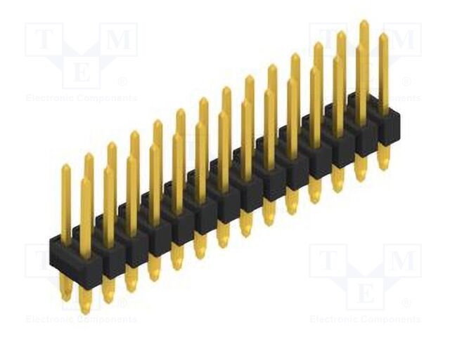Connector: pin strips; pin header; male; PIN: 28; 2.54mm; THT; 2x14