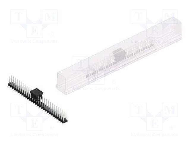 Connector: pin strips; pin header; male; PIN: 58; 2mm; SMT; 2x29
