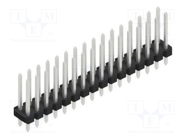 Connector: pin strips; pin header; male; PIN: 32; 2.54mm; THT; 2x16