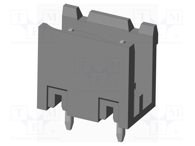 Connector: pluggable terminal block; socket; male; on PCBs