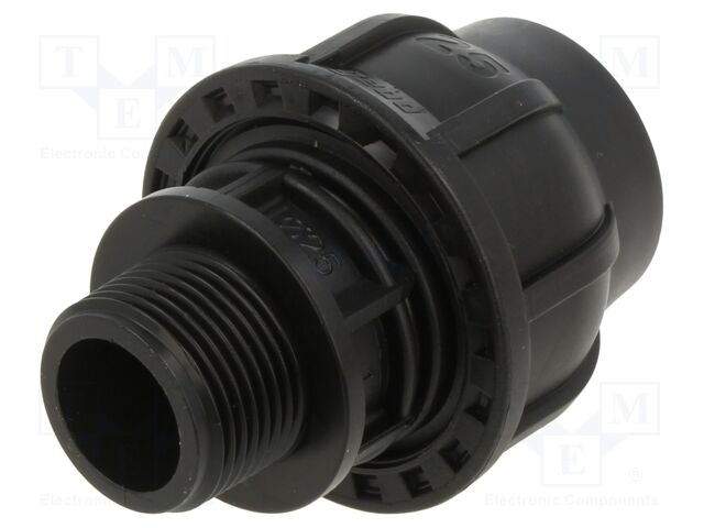 Splice terminal: clamping; Thread: G 3/4" external; 25mm; Plast