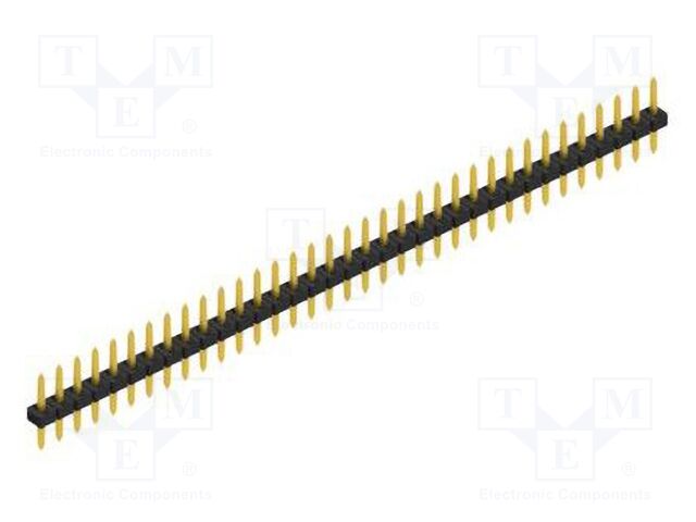 Connector: pin strips; pin header; male; PIN: 35; 2mm; THT; 1x35