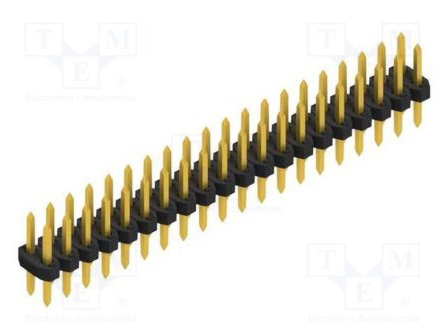 Connector: pin strips; pin header; male; PIN: 40; 2mm; THT; 2x20