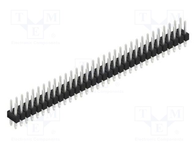 Connector: pin strips; pin header; male; PIN: 64; 2.54mm; THT; 2x32