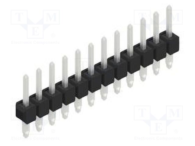 Connector: pin strips; pin header; male; PIN: 12; 2.54mm; THT; 1x12