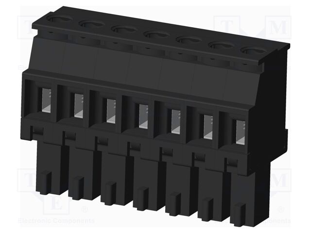 Connector: pluggable terminal block; plug; female; angled 90°