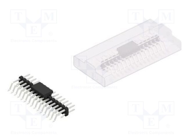 Connector: pin strips; pin header; male; PIN: 30; 2mm; SMT; 2x15