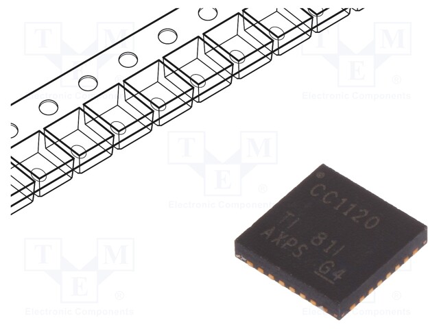 IC: RF transceiver; 2÷3.6VDC; SPI; SMD; VQFN32; tape; RAM: 256B