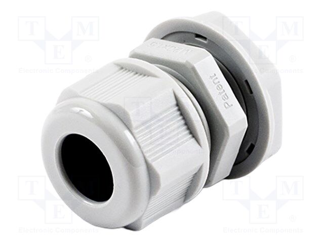 Cable gland; M25; IP68; nylon; UL94V-2; grey