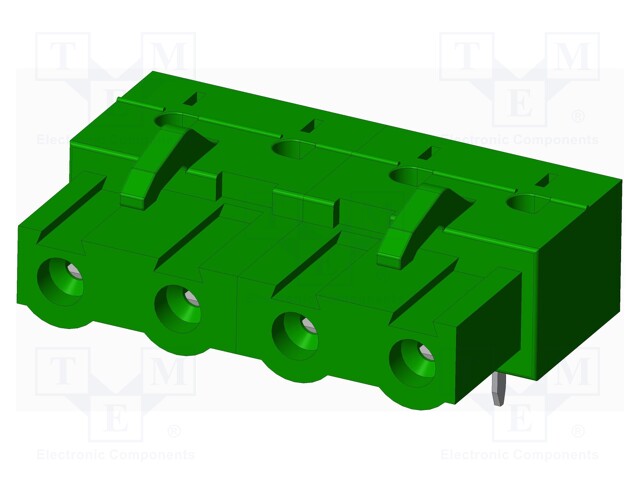 Connector: pluggable terminal block; socket; female; angled 90°