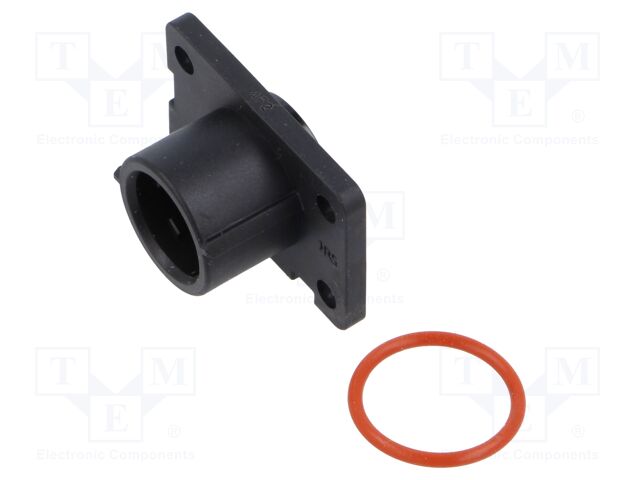 Connector: circular; HR34B; soldering; socket; male; 200VAC; 250VDC