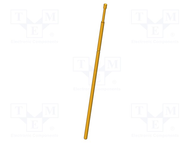 Needle-like test probe; Operational spring compression: 2mm