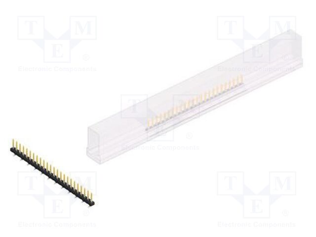 Connector: pin strips; pin header; male; PIN: 24; 2mm; SMT; 1x24