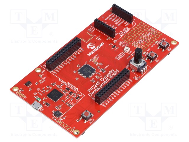 Dev.kit: Microchip PIC; Family: PIC24; Series: Curiosity