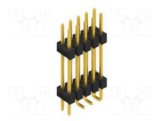 Connector: pin strips; pin header; male; PIN: 10; 2.54mm; SMT; 2x5