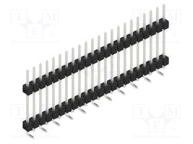 Connector: pin strips; pin header; male; PIN: 22; 2.54mm; SMT; 1x22
