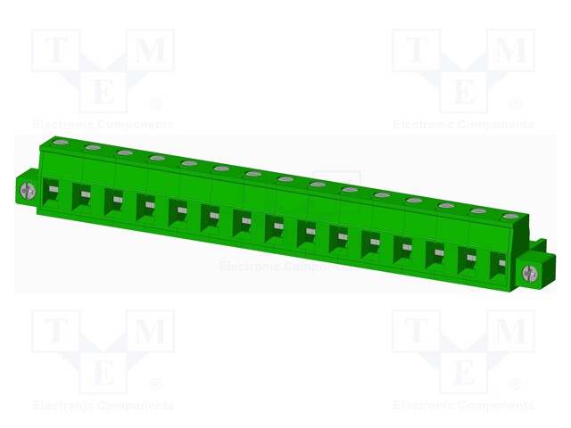 Connector: pluggable terminal block; plug; female; straight; 12A