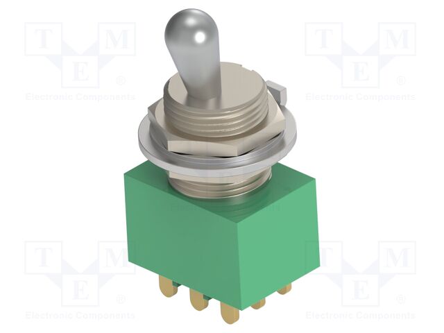 Switch: toggle; Pos: 2; 3PDT; ON-ON; 3A/250VAC; 4A/28VDC; -20÷80°C