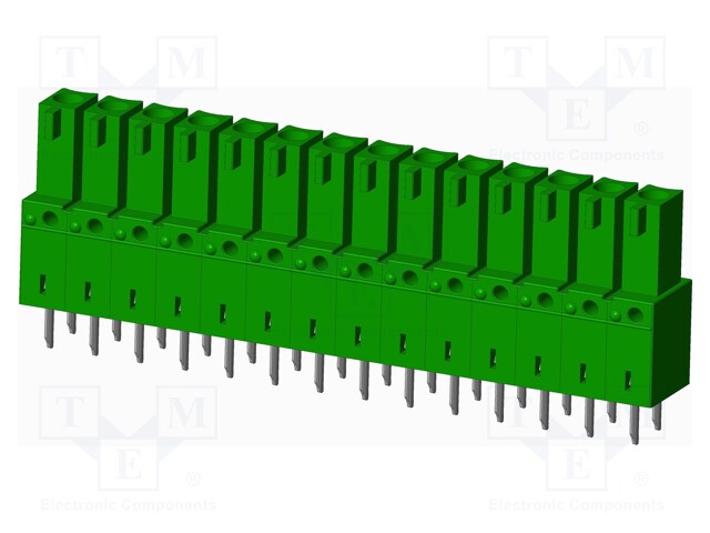Connector: pluggable terminal block; socket; female; straight