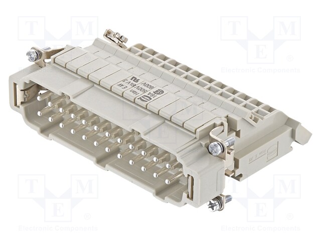 Han E AV 24 Pos. M Insert Term Block Lef