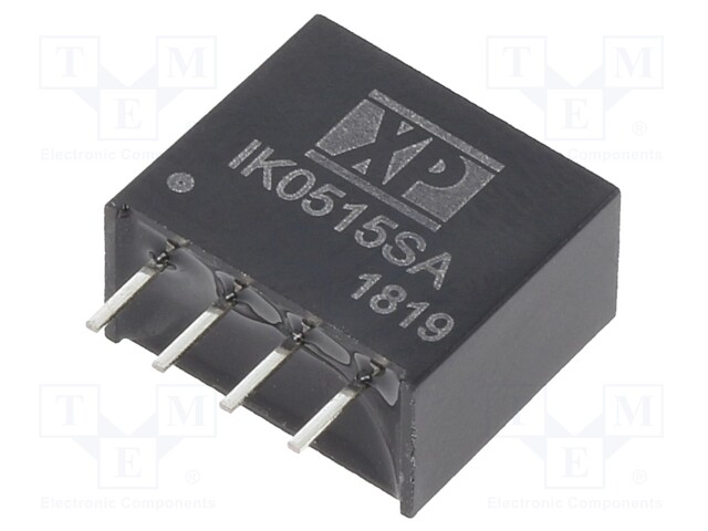 Converter: DC/DC; 250mW; Uin: 5V; 15VDC; Iout: 16.67mA; SIP; 1.4g