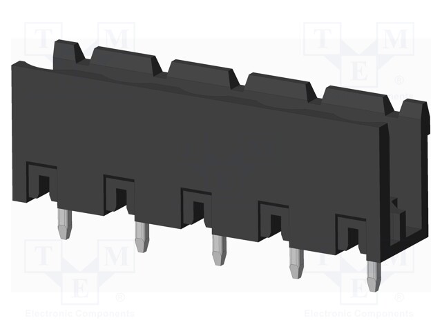 Connector: pluggable terminal block; socket; male; on PCBs