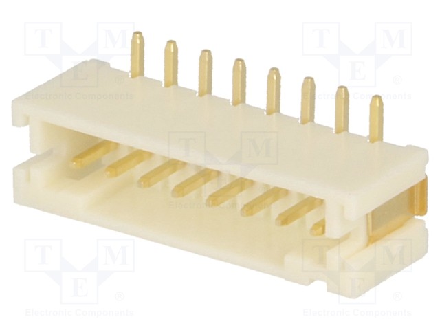 Socket; wire-board; male; 2mm; PIN: 8; SMT; 1A; tinned; -25÷85°C; 100V