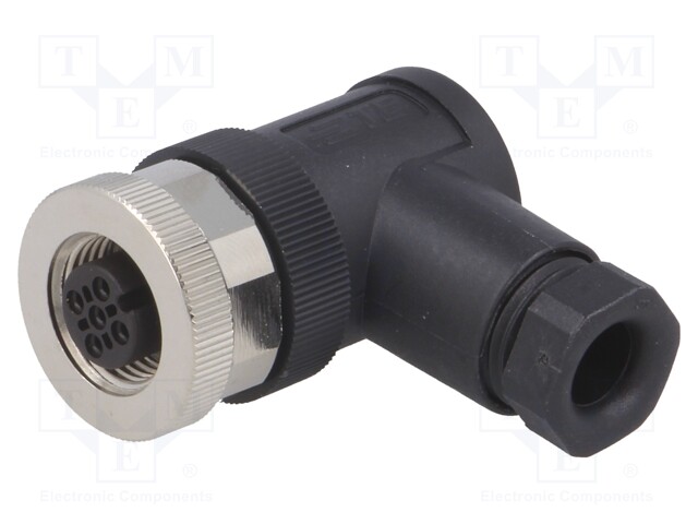 Plug; M12; PIN: 5; female; A code-DeviceNet / CANopen; for cable