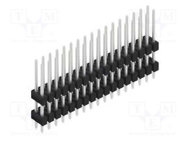 Connector: pin strips; pin header; male; PIN: 34; 2.54mm; THT; 2x17