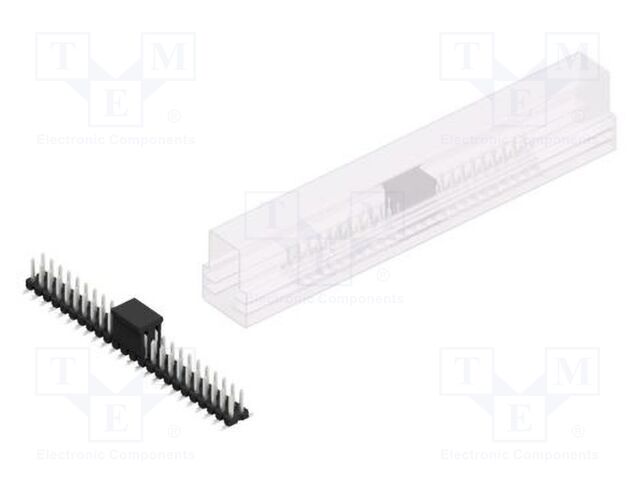 Connector: pin strips; pin header; male; PIN: 48; 2.54mm; SMT; 2x24