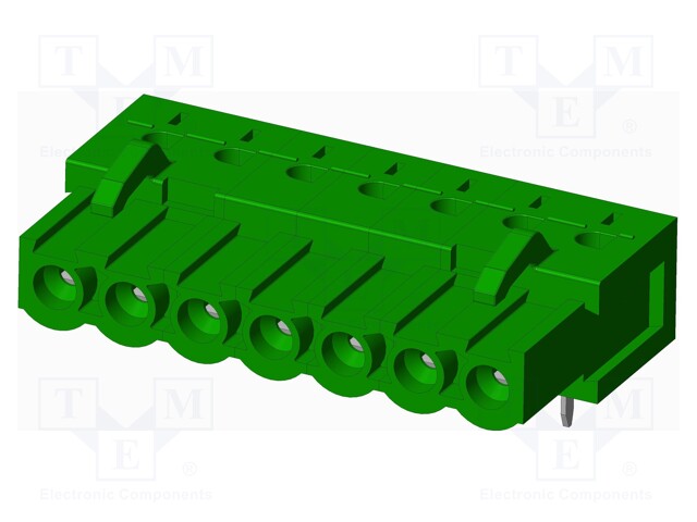 Connector: pluggable terminal block; socket; female; angled 90°