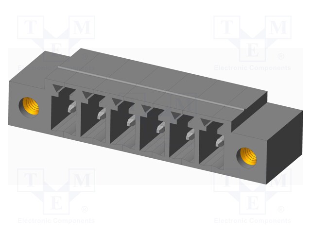 Connector: pluggable terminal block; socket; male; on PCBs
